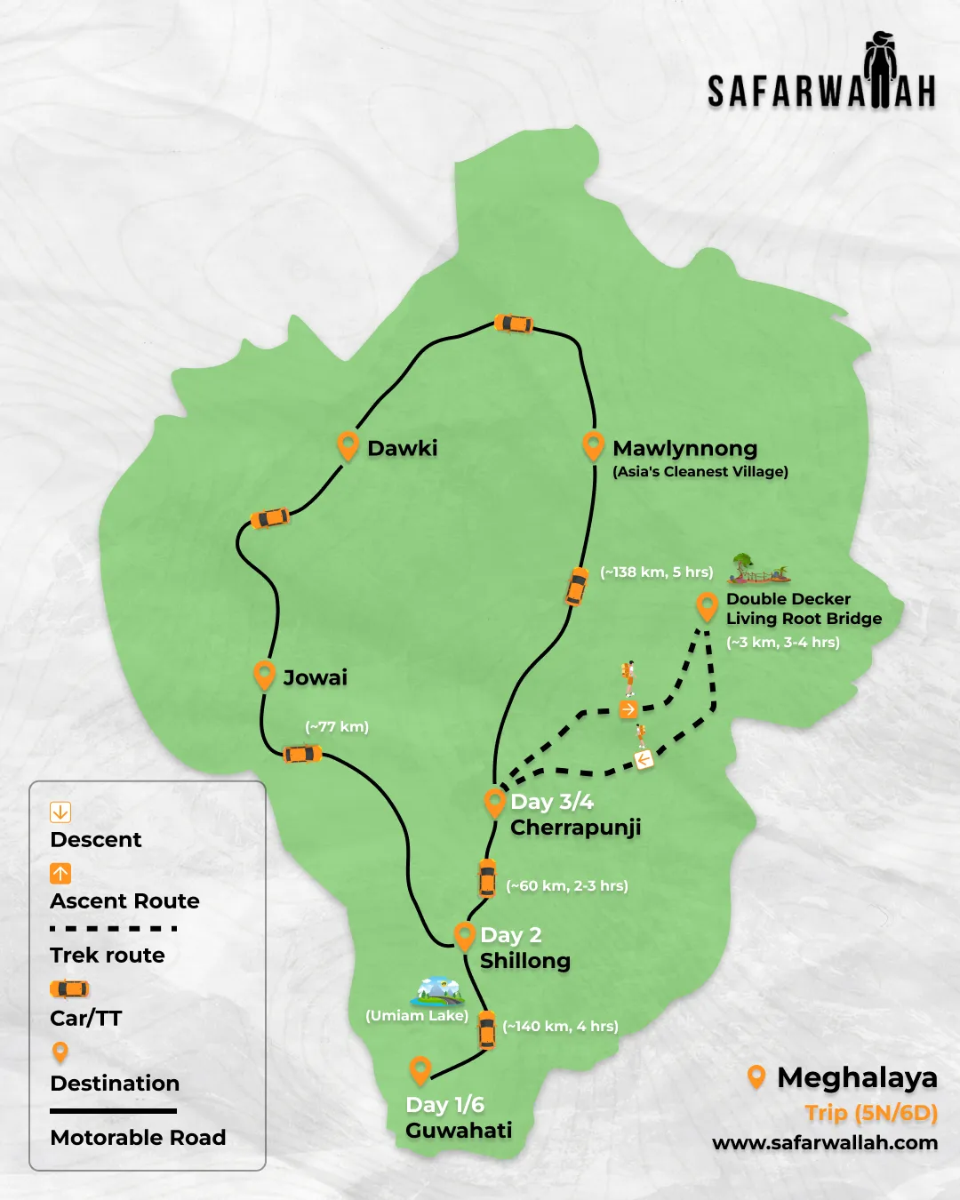 Map Of Trek